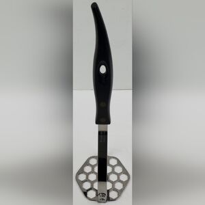 Stanley Vintage MCM Honeycomb Potato Masher Stainless Steel USA Made - GUC